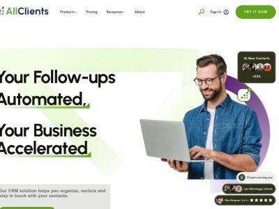 AllClients | Easy CRM with Email Marketing and Follow-Up