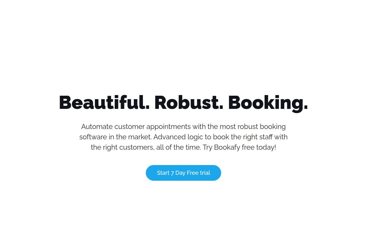Screenshot of Bookafy_Beautiful_Robust_Booking_