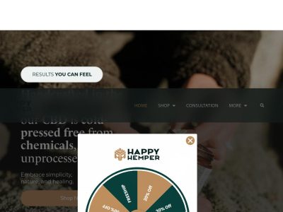 Happy Hemper - Cold Pressed CBD
