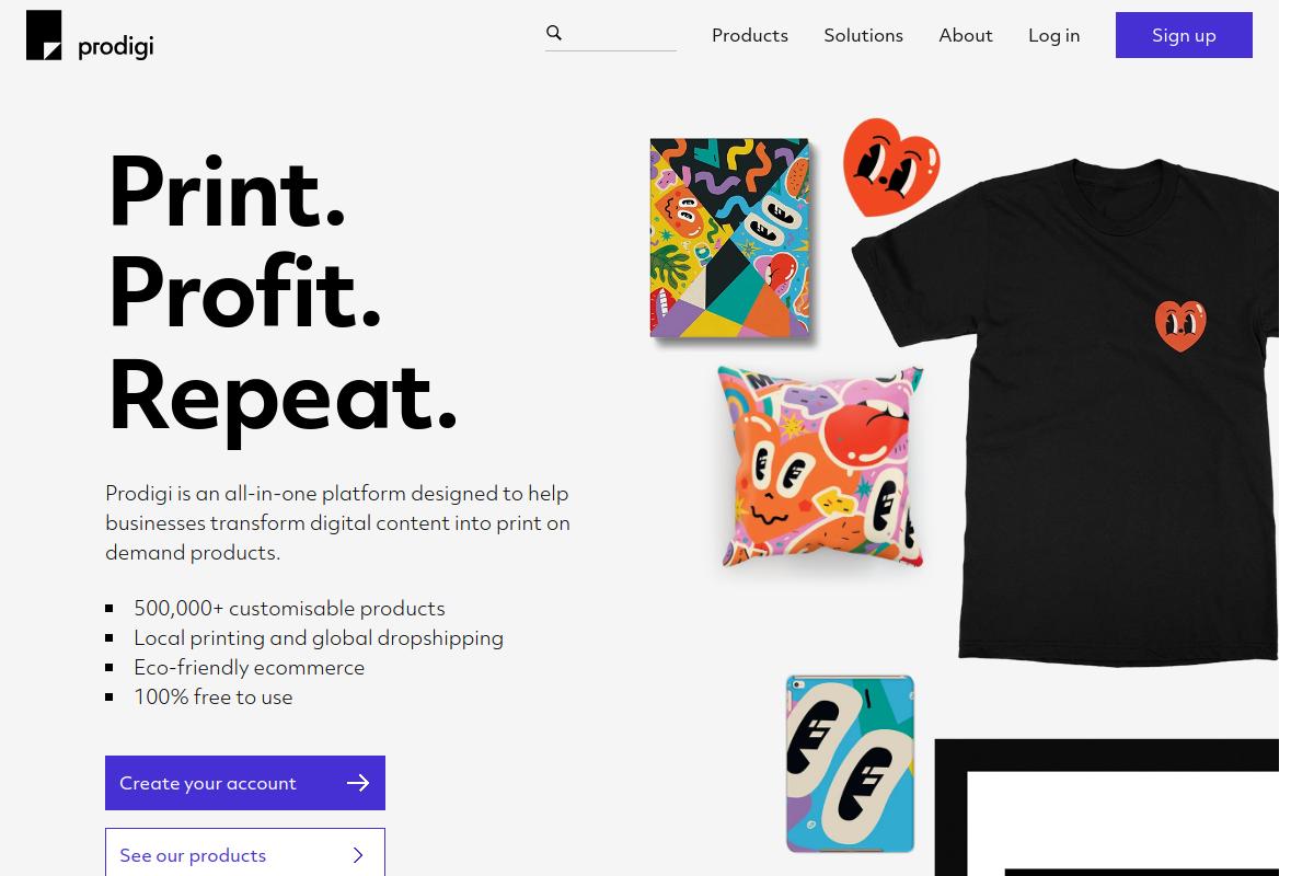Screenshot of Global_Print_On_Demand_Platform