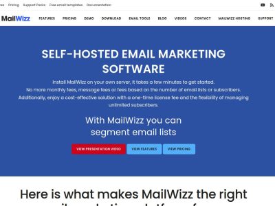 MailWizz - Self-hosted email marketing software