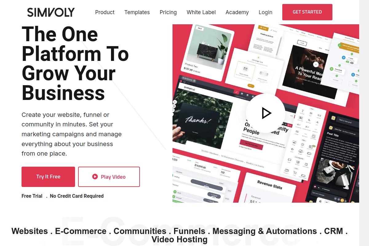 Screenshot of Simvoly_Website_Funnel_Store_Builder