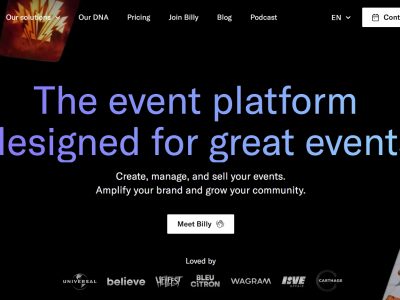 Billy | Ticketing platform