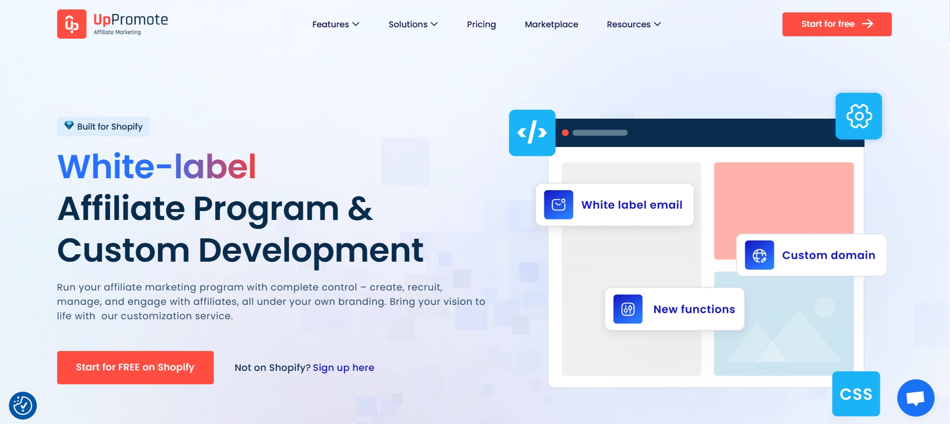 screenshot of UpPromote